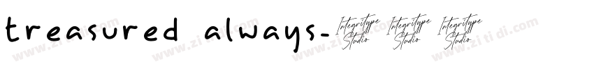 treasured always字体转换